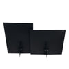 Back of Black Corner Tab Easel frames